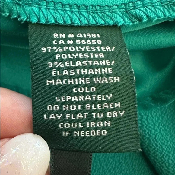 Lauren Ralph Lauren Sleeveless Dress Size 4 Lined Turquoise Wedding Guest - Picture 5 of 6